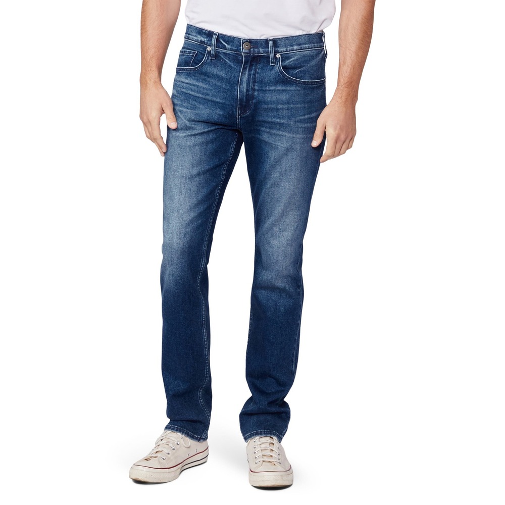 PAIGE Federal Slim Straight Leg Jeans Jeremy Medium Blue Mens Denim Pants 38x34